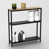 Crna polica za kupatilo 67x60 cm | Eponuda.com