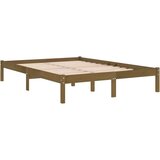  Za krevet od masivne borovine boja meda 200 x 200 cm | shoptok.hr