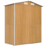 vidaXL Vrtna lopa svetlo rjava 192x108x223 cm pocinkano jeklo | Shoptok.si