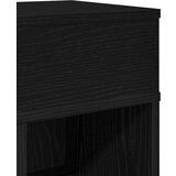 vidaXL Nočne omarice s predalom 2 kosa črna 25x31x66 cm | Shoptok.si
