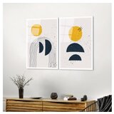WALLXPERT dekorativna slika od kaljenog stakla (2 komada) uv 954 45 x 65 | ePonuda.com