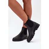 Boto Low Women's Rain Boots Matte Black Birella Cijene