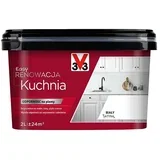 Obnovitvena barva Renovation Perfection (Bela, 2 l, Ustrezno za: Kuhinje)