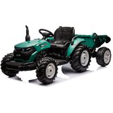 Traktor na akumulator s prikolicom HC-306 24V - tamno zeleni | Shoptok.si