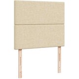 vidaXL Otomanski okvir kreveta s madracem krem 120x200cm od tkanine | shoptok.hr