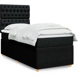  Box spring krevet s madracem crni 80 x 200 cm od tkanine | shoptok.hr