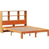  Krevet s regalom za knjige bez madraca 120 x 200 cm od borovine | shoptok.hr