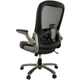 MID.YOU VRTLJIVI STOL tekstil, usnje črna | Shoptok.si