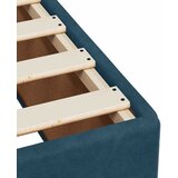 Box spring krevet s madracem tamnoplavi 90x200 cm baršunasti | shoptok.hr