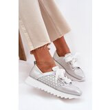 S. BARSKI Women's Leather Sneakers On A Platform D&A | Shoptok.si