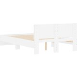  Okvir kreveta s uzglavljem bijeli 120 x 190 cm | shoptok.hr