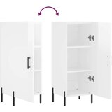 vidaXL Komoda sjajna bijela 34 5 x 34 x 90 cm od konstruiranog drva | shoptok.hr