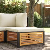  Vrtni tabure s jastukom 68 x 68 x 30 cm masivno bagremovo drvo | shoptok.hr
