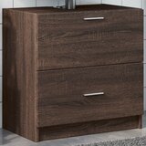 vidaXL Omarica za umivalnik rjavi hrast 59x37x59 cm inženirski les | Shoptok.si