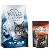 Wild Freedom suha mačja hrana 6,5 kg + Filet Snacks piščanec 100 g gratis! - Adult "Vast Oceans" losos - brez žit + Filet Snacks piščanec
