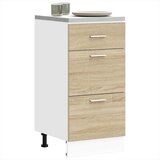 vidaXL Spodnja omara Sonoma Oak 40x46x81,5 cm Inženirski les | Shoptok.si