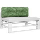  Jastuk za palete s uzorkom lišća 120 x 40 x 12 cm od tkanine | shoptok.hr