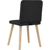  Blagovaonske stolice od tkanine 4 kom crne | shoptok.hr