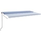 Tenda na automatsko uvlačenje 600x350 cm plavo-bijela | shoptok.hr