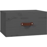 vidaXL Stenska nočna omarica siva 40x29,5x22 cm | Shoptok.si