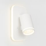  LED zidna spot lampa PIPE 1xGU10/10W/230V + LED/6W bela | Eponuda.com