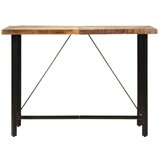  Barski stol 150 x 70 x 107 cm masivno drvo manga i željezo | shoptok.hr
