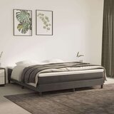  Box spring postelja z vzmetnico temno siva 160x200 cm žamet, (20684825) Cene