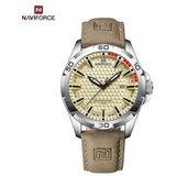 Naviforce nf8023 muški ručni sat kvarcni mehanizam bež ( NF8023 BEŽ )