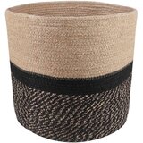  Set saksija za biljke 2 pcs Prirodna i crna Ø 28 x 28 cm | shoptok.hr