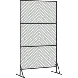  Zaslon za privatnost Siva 100 x 50 x 180 cm Čelik | Eponuda.ba