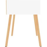  Noćni ormarići 2 kom sjajni bijeli 40x40x56cm konstruirano drvo | shoptok.hr