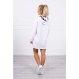 Kesi Dress with hood Oversize white | shoptok.hr