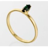 Victoria Cruz etnia emerald gold prsten sa swarovski kristalom ( a4031-20da ) Cene