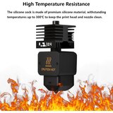 Aldor Silicone Socks – Kompatibilne sa Bambu Lab H2D / H2S (4kom) | Eponuda.com