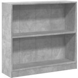 Maison Chic Knjižna omara - Knjižna polica - Knjižni regal betonsko siva 80x24x75 cm iverna plošča, (21723349) Cene