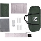  Obiteljski šator s krovom Maslinasto zelena 420 x 305 x 200 cm | Eponuda.com