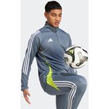 Adidas Sportska sweater majica 'Tiro 24' limeta zelena / kameno siva / bijela | shoptok.hr
