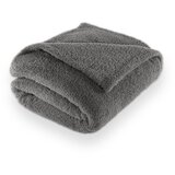 Tiseco Home Studio Siva deka od mikropliša 150x200 cm Cocoon – Cijene