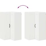 vidaXL Zidni kuhinjski ormarić s policom Zidne Bijelo 57 x 57 x 100 cm | shoptok.hr