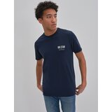 Big Star Man's T-shirt 152168 Navy Blue 403 Cene