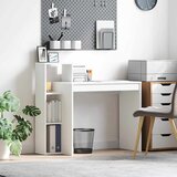  Stol s policom Bijelo 100 x 40 x 90 cm Konstruirano drvo | shoptok.hr