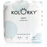 Kolorky Night Limited Fun plenice za enkratno uporabo za noč velikost L 8-13 kg 19 kos | Shoptok.si