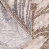 Lesnina XXXL PREPROGA ZA ZUNANJO UPORABO Floral 120 cm tkano krem barve, bež | Shoptok.si
