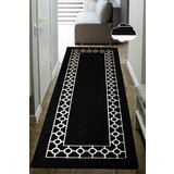  bague Black Black 100X200 BlackWhite Hall Carpet (100 x 200) Cene