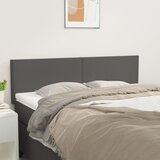  Uzglavlja siva 144x5x78/88 cm od umjetne kože | shoptok.hr