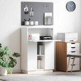  Stol s policom Bijelo 71.5 x 31.5 x 106.5 cm Konstruirano drvo | shoptok.hr