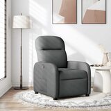 vidaXL naslanjač iz temno sivega blaga | Shoptok.si