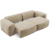 Makamii Svjetlo smeđa sklopiva sofa od šenila 275 cm Kuki – | shoptok.hr