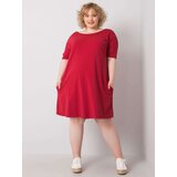 BASIC Feel Good Dress-RV-SK-6639.02X-burgundy | Shoptok.si
