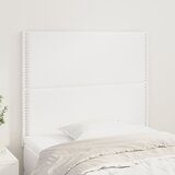  Uzglavlje Bijelo 100x5x118/128 cm Imitacija kože | shoptok.hr